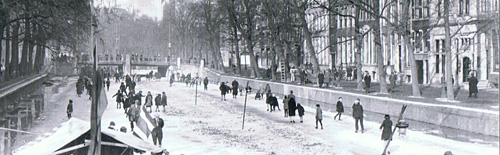 ansichtkaart_winterse_taferelen Winterse taferelen De Verdieping van Nederland in de KB, Den Haag