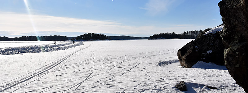 Rantasalmi schaatsen natuurijs Finland