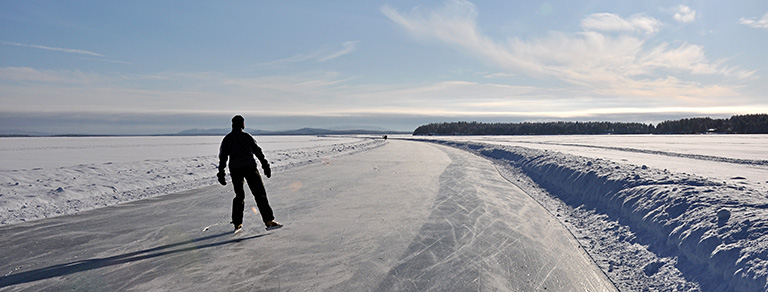 schaatsen Zweden Noorwegen Finland natuurijs