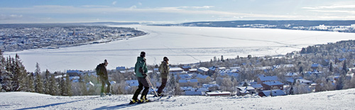 Storsjö, een meer vol ijs