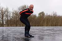 Eerste mono-marathon op natuurijs op te dun natuurijs