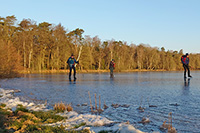 Schaatsen op dun ijs