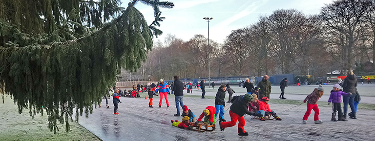 ijsbaan doorn schaatsen natuurijs combibaan