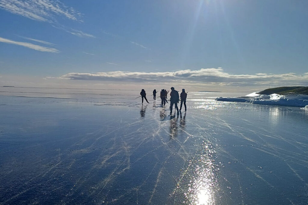 Vättern 180226 natuurijs Zweden